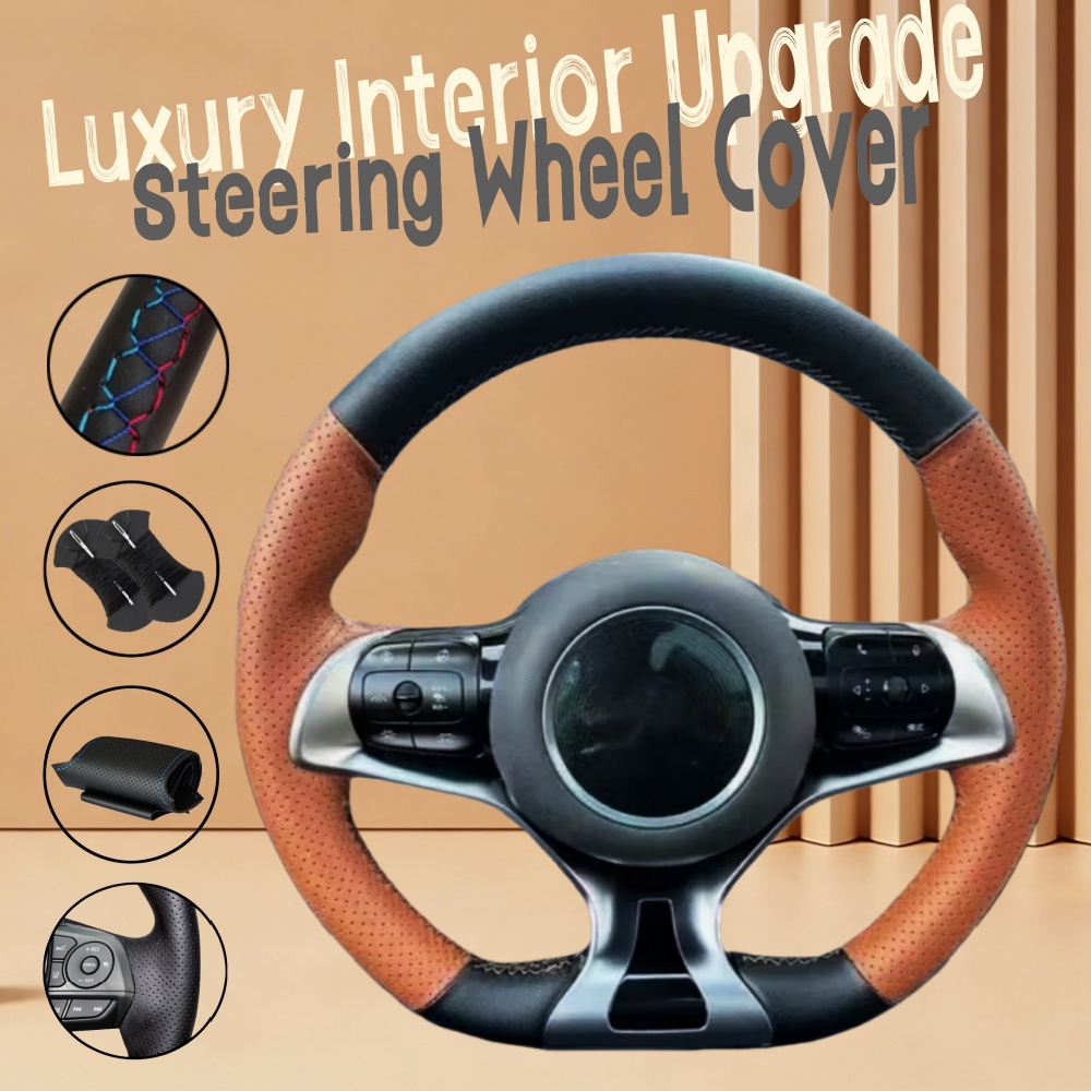 Fishing Boat Steering Wheel - Capa de Volante Personalizada em Couro