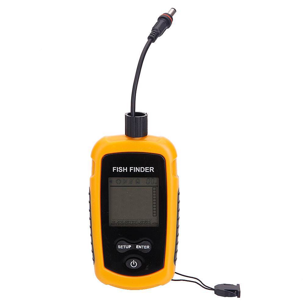 Fishing Boat Depth Finder - Sonda de Pesca Portátil com Alarme