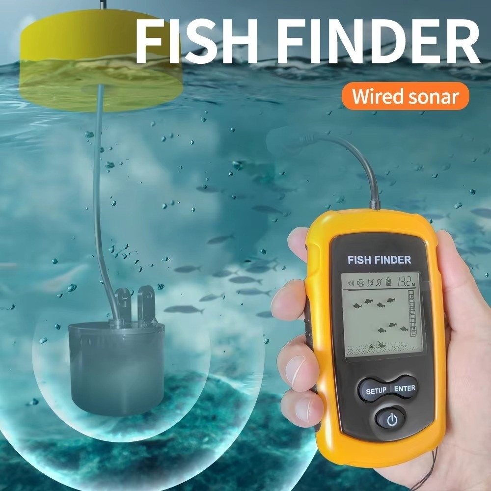 Localizador de Peixes Portátil - Fishing Boat Depth Finder avaliação e preço