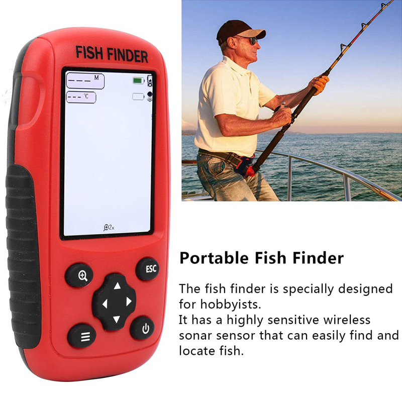 Localizador de Peixes Sem Fio  - Fishing Boat Depth Finder avaliação e preço