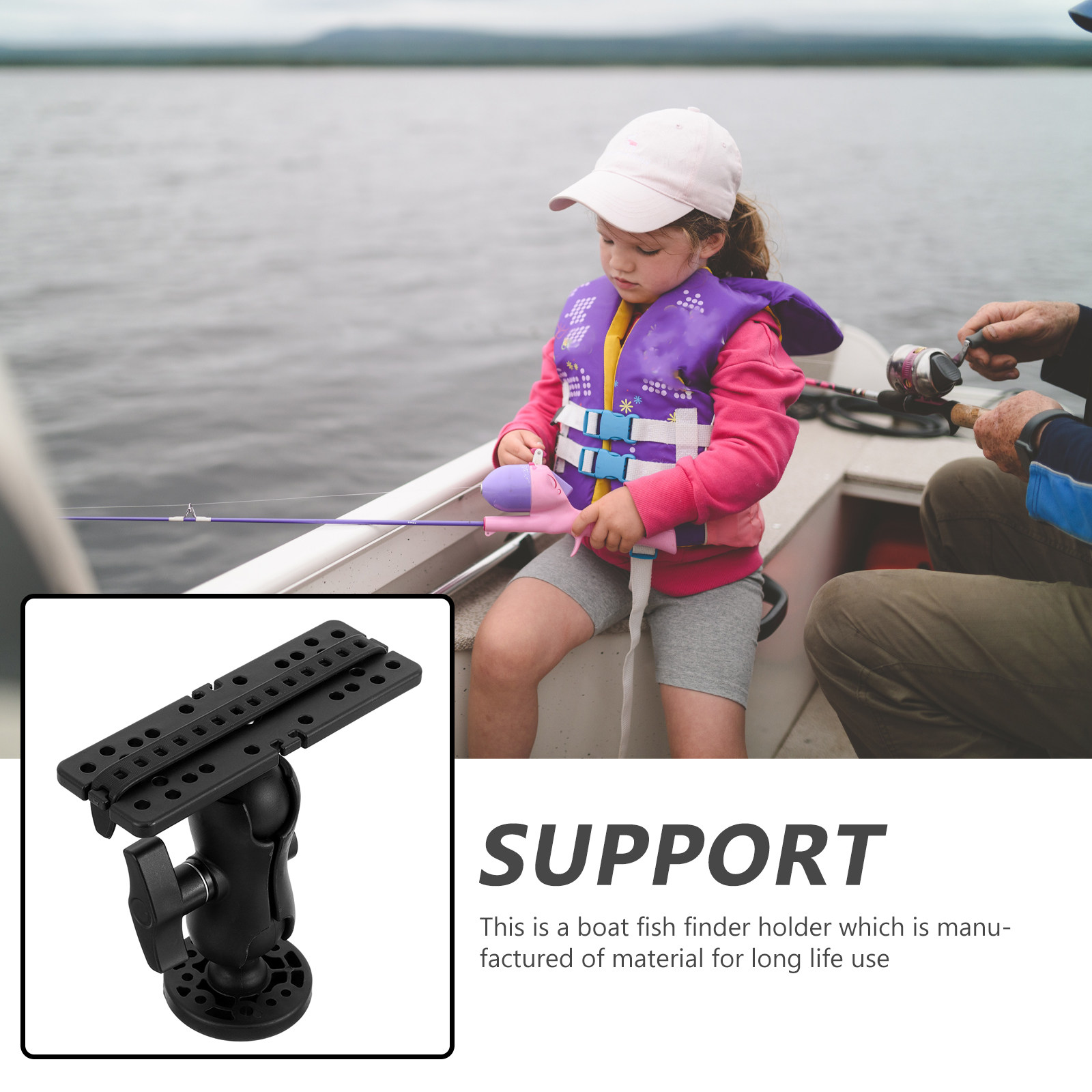 Suporte Premium para Sonar de  - Fishing Boat Depth Finder avaliação e preço