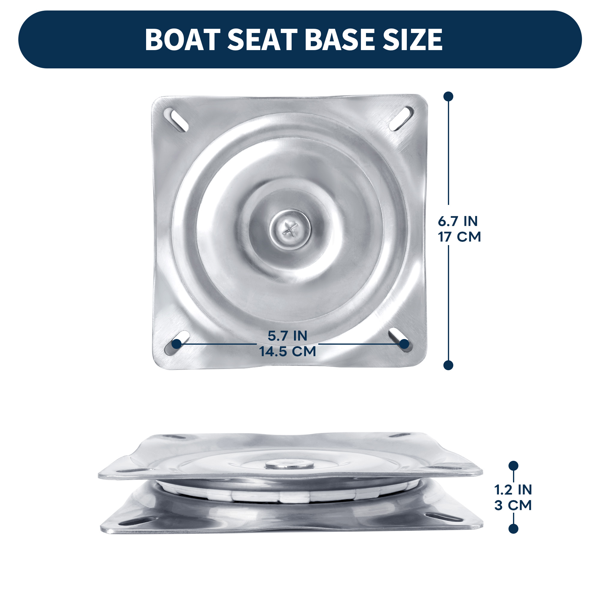Giratória para assento de barc - Fishing Boat Steering Wheel avaliação e preço