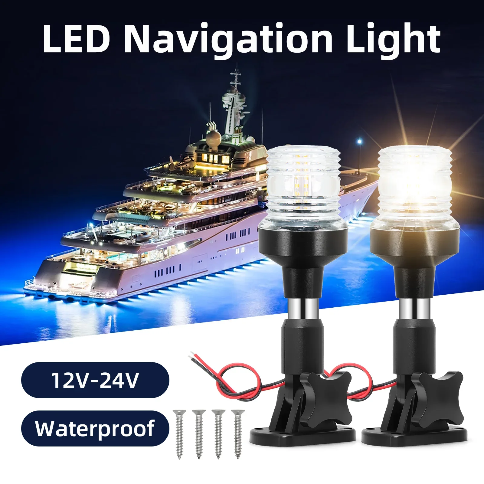 Ad 12-24v luz de navegação 6 p - Fishing Boat Paddle avaliação e preço