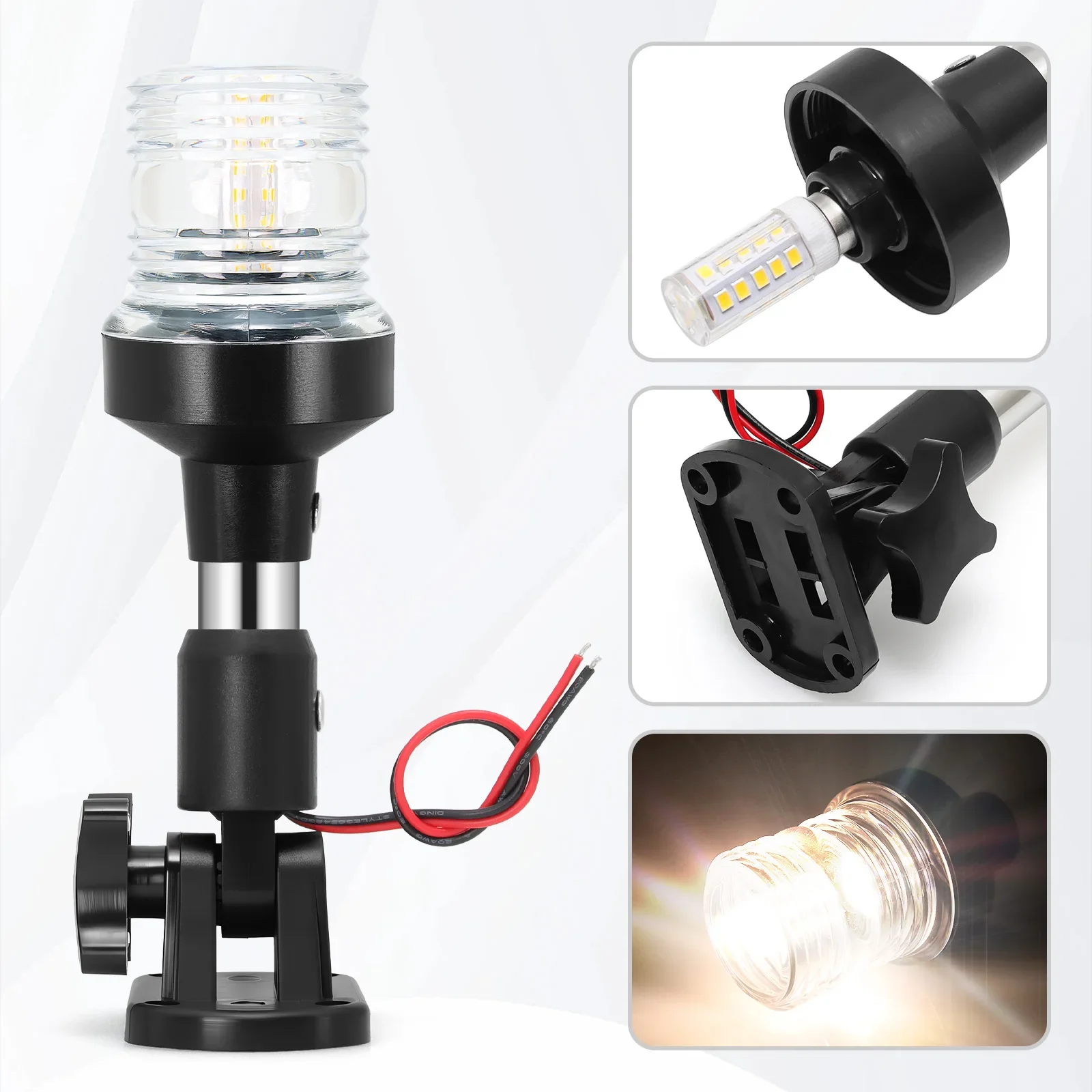 Ad 12-24v luz de navegação 6 p - Fishing Boat Paddle avaliação e preço