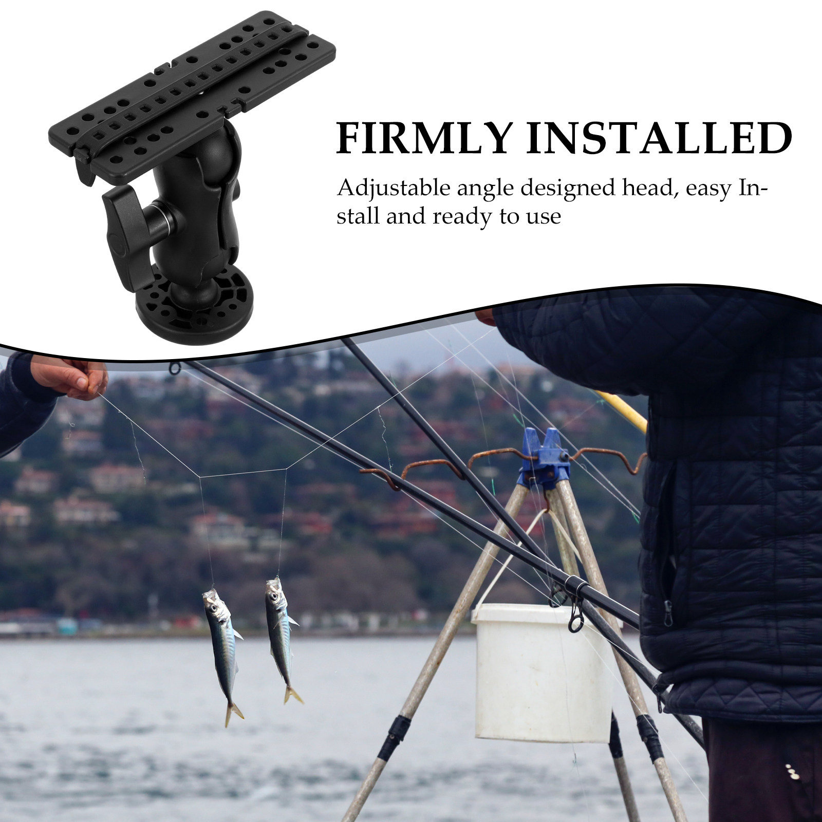 Suporte Ajustável para Sonda d - Fishing Boat Depth Finder avaliação e preço